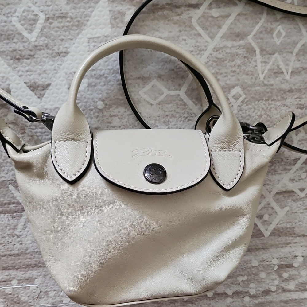 Longchamp Elegant White Mini Bag
